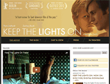 Tablet Screenshot of keepthelightsonfilm.com